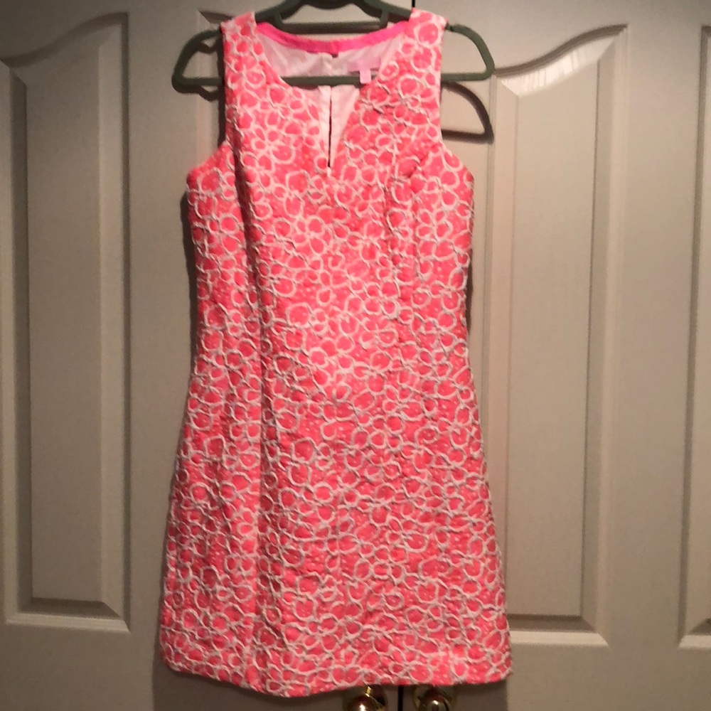 Lilly Pulitzer dress. Hot pink size 8
